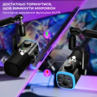 Мікрофон Fifine AM9W USB White (AM9W) - 9