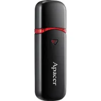 USB флеш накопичувач Apacer 32GB AH333 black USB 2.0 (AP32GAH333B-1) - 3