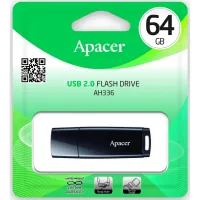 USB флеш накопичувач Apacer 64GB AH336 Black USB 2.0 (AP64GAH336B-1) - 5