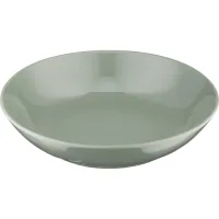 Тарілка Ardesto Capri, 630мл, 20см, порцеляна, зелений (AR0520CG) - 2