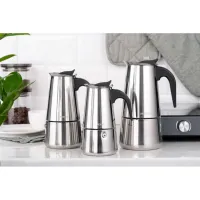 Гейзерна кавоварка Ardesto Gemini Apulia 4 чашки (AR0804SS) - 5