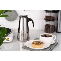 Гейзерна кавоварка Ardesto Gemini Apulia 6 чашок (AR0806SS) - 3