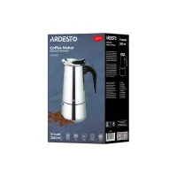 Гейзерна кавоварка Ardesto Gemini Apulia 6 чашок (AR0806SS) - 10