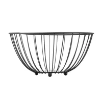 Фруктовниця Ardesto Midori 28х28х13см, метал, чорний (AR0903B) - 3