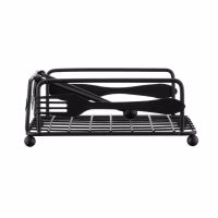 Серветниця Ardesto Midori 18х18х7см, метал, чорний (AR0906B) - Image 4