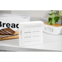 Серветниця Ardesto Midori 15х4х12.5см, метал, біла (AR0910W) - 2