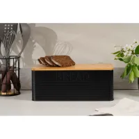 Хлібниця Ardesto Midori 33х18х12см, метал, бамбук, чорний (AR0912BB) - Зображення 10