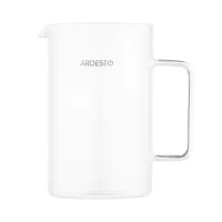 Френч-прес Ardesto Midori, 800мл, боросилікатне скло, бамбук, прозорий (AR1009WL) - 4