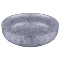 Тарілка Ardesto Loreto, 1150мл, 20см, порцеляна, сірий (AR1020LG) - 1