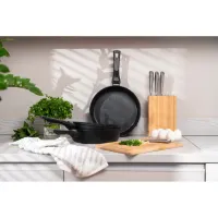 Сковорода Ardesto Gemini Bari, 24см, алюміній, чорний (AR1224B) - 7