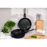 Сковорода Ardesto Gemini Bari, 26см, алюміній, чорний (AR1226B) - 8