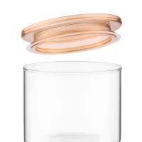 Банка Ardesto Fresh 500 мл, скло, пластик, прозорий (AR1305SFM) - 3