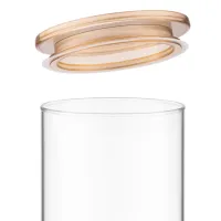 Банка Ardesto Fresh 900 мл, скло, пластик, прозорий (AR1309SFM) - 6