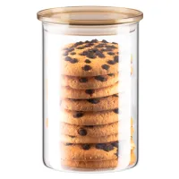 Банка Ardesto Fresh 900 мл, скло, пластик, прозорий (AR1309SFM) - 1