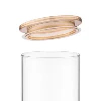 Банка Ardesto Fresh 1600 мл, скло, пластик, прозорий (AR1316SFM) - 3