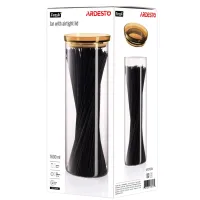 Банка Ardesto Fresh 1600 мл, скло, пластик, прозорий (AR1316SFM) - 7