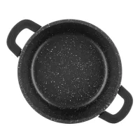 Каструля Ardesto Gemini Anzio, 1.8л, алюміній, чорний (AR2418GE) - Изображение 5