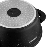 Каструля Ardesto Gemini Anzio, 1.8л, алюміній, чорний (AR2418GE) - Изображение 8