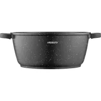 Кастрюля Ardesto Gemini Anzio скляна кришка 28 см 6,4 л чорна (AR2426GE) - Изображение 3