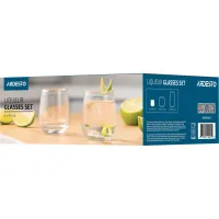 Набір чарок Ardesto Gloria Shine 95 мл 6 шт (AR2609GS) - 2