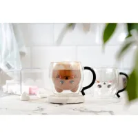 Набор чашек Ardesto Animals BAR 250 мл 2 шт прозорий (AR2625BAR) - Изображение 6