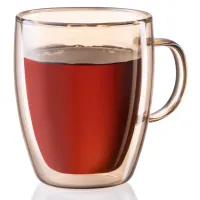 Набір чашок Ardesto Golden Moon GR 270 мл 2 шт золотистий (AR2627BGR) - 3