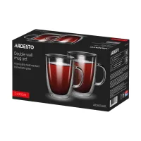 Набір чашок Ardesto BHR 310 мл 2 шт прозорий (AR2631BHR) - Зображення 2
