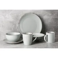 Тарілка Ardesto Lucca Dessert 19 см Illusion Blue (AR2919BMC) - 2