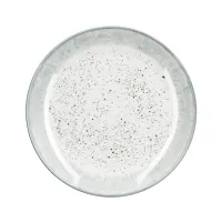 Тарілка Ardesto Siena, 19см, порцеляна, біло-сірий (AR2919SW) - 5