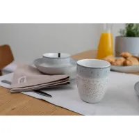 Чашка Ardesto Siena, 360мл, порцеляна, біло-сірий (AR2936SW) - 3