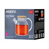Заварник Ardesto Gemini боросилікатне скло бамбук прозорий 600мл (AR3006GBM) - 3