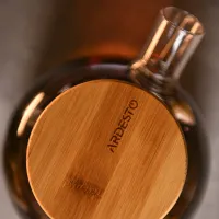 Заварник Ardesto Gemini боросилікатне скло бамбук прозорий 1000мл (AR3010GBM) - 11