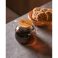 Заварник Ardesto Gemini боросилікатне скло бамбук прозорий 1000мл (AR3010GBM) - 5