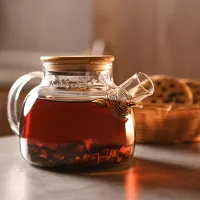 Заварник Ardesto Gemini боросилікатне скло бамбук прозорий 1000мл (AR3010GBM) - 8