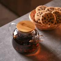 Заварник Ardesto Gemini боросилікатне скло бамбук прозорий 1000мл (AR3010GBM) - 10