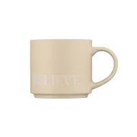 Чашка Ardesto Believe, 420мл, кераміка, жовтий (AR3043Y) - 3