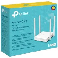 Маршрутизатор TP-Link ARCHER C24 AC750 4xFE LAN, 1xFE WAN (ARCHER-C24) - 4