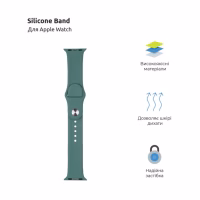 Ремінець до смарт-годинника Armorstandart Sport Band (3 Straps) для Apple Watch 49/46/45/44/42 (Series 1-3) Pine Green (ARM56845) - Image 2