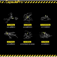 Чохол до мобільного телефона Armorstandart CapsulePro Waterproof Floating Case Yellow (ARM59235) - 2