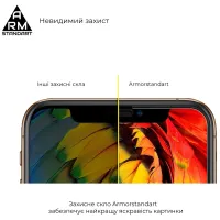 Скло захисне Armorstandart Full Glue Curved для Xiaomi 12/12X Black (ARM60930) - 4