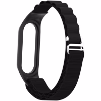 Ремінець до фітнес браслета Armorstandart AlpinaStyle Band для Xiaomi Mi Band 7/6/5/4 Black (ARM64987) - Image 2
