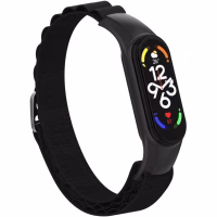 Ремінець до фітнес браслета Armorstandart AlpinaStyle Band для Xiaomi Mi Band 7/6/5/4 Black (ARM64987) - Image 3