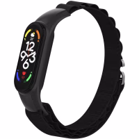 Ремінець до фітнес браслета Armorstandart AlpinaStyle Band для Xiaomi Mi Band 7/6/5/4 Black (ARM64987) - Image 4
