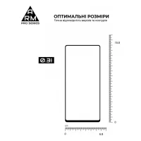 Стекло защитное Armorstandart Pro Google Pixel 7 Black (ARM65230) - Изображение 3