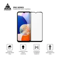 Скло захисне Armorstandart Pro Samsung A14 4G / A14 5G Black (ARM66206) - 2