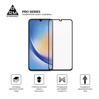 Скло захисне Armorstandart Pro Samsung A34 5G (A346) Black (ARM66207) - 2