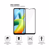 Стекло защитное Armorstandart Pro Xiaomi Redmi A2 Black (ARM66569) - Image 2