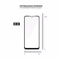 Стекло защитное Armorstandart Pro Xiaomi Redmi A2 Black (ARM66569) - Image 5