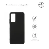 Чохол до мобільного телефона Armorstandart Matte Slim Fit Xiaomi Redmi Note 12 Pro 4G Black (ARM67761) - 3