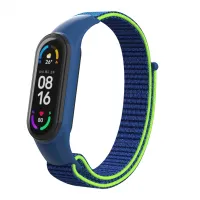 Ремінець до фітнес браслета Armorstandart нейлоновий для Xiaomi Mi Band 7/6/5/4 Blue/Green (ARM67844) - 1